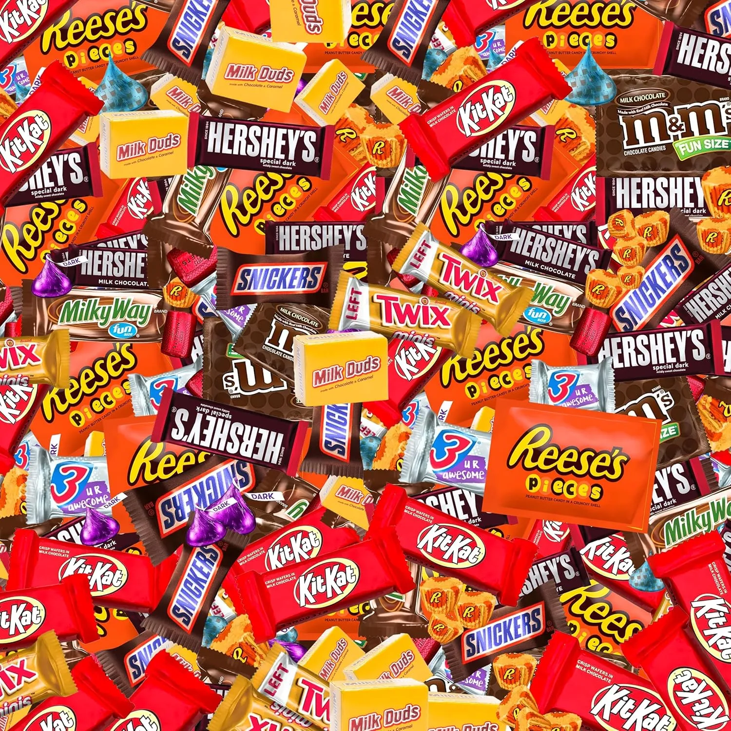 Bulk Chocolate Assortment Variety Pack - Chocolate Candy Variety Pack - 5 lb Bag of Mixed Bulk Chocolate, Milk Chocolate, Dark Chocolate, Bars and more! Bulk Candy Mix for Candy Bags - Candy - Chocolate (5 LBS)