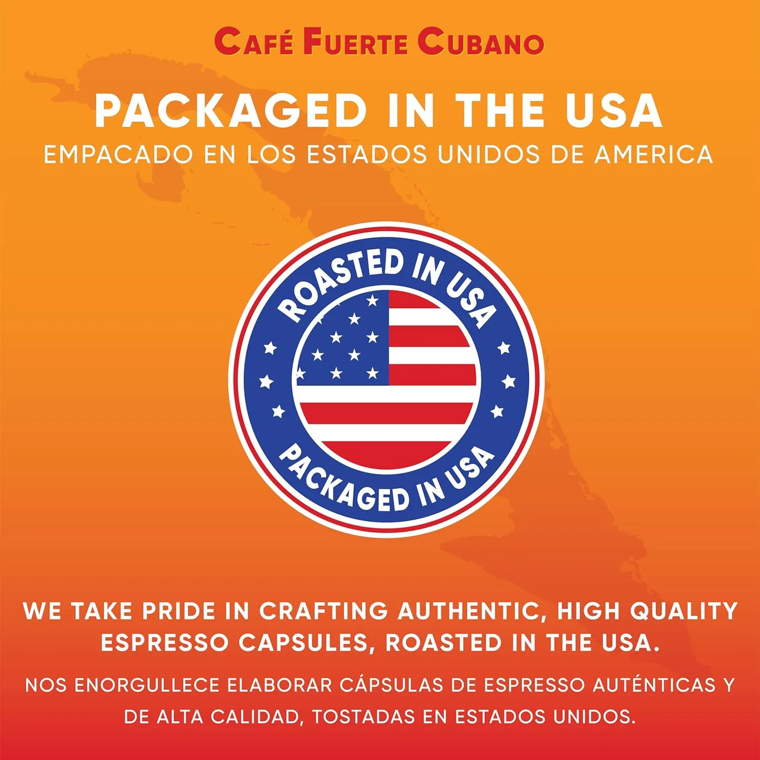 Café Fuerte Cubano, Espresso Pods, Nespresso Capsules Compatible with OriginalLine Machines, Strong Cuban Coffee, Ristretto Cafecito, Intensity 13, Dark Roast, High In Caffeine (40 Count)