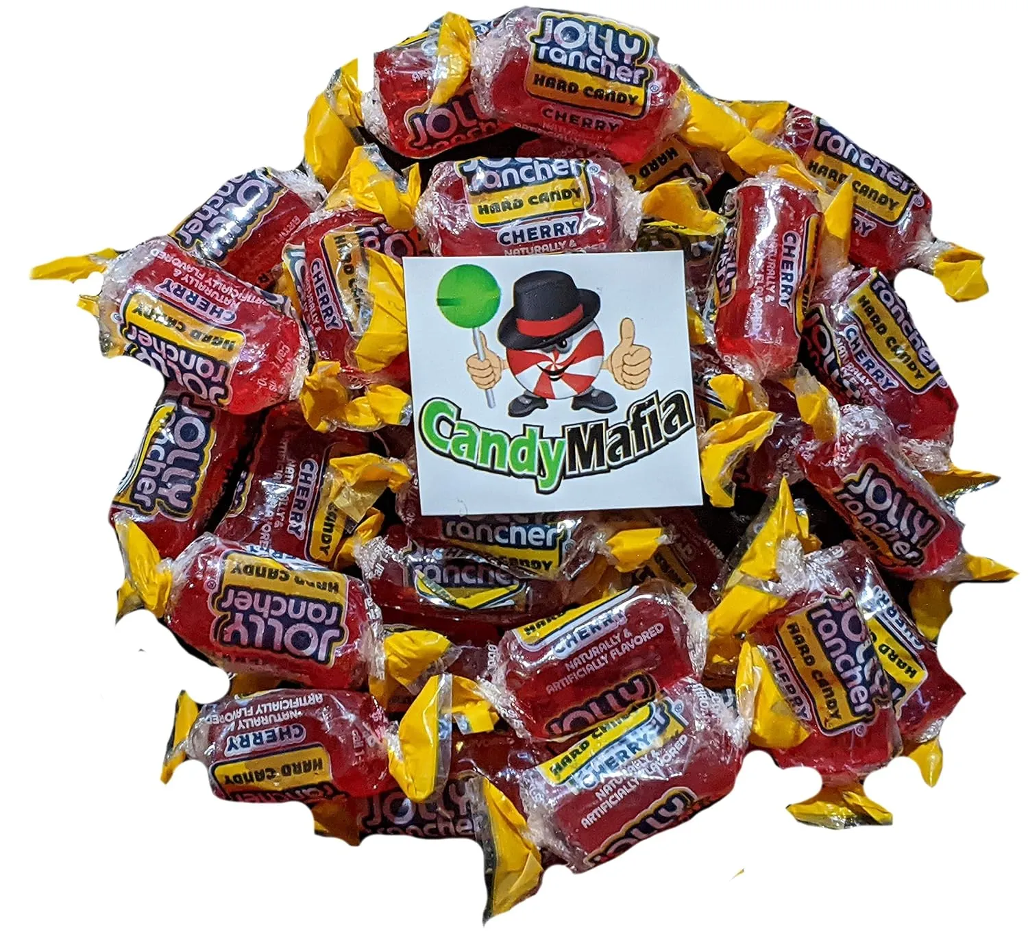 CandyMafia® Bundle - Jolly Ranchers® Hard Candy 2.4 Pound Bag   Magnet (Cherry)