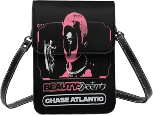 Chase Music Atlantic Band Small Cell Phone Purse Woman'S Cell Phone Purse Clutch Handbag, Black