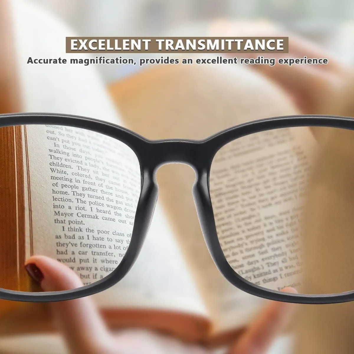 CHEERS DEVICES Reading Glasses for Women Men, Eyeglasses, Blue Light Readers for Men Women, Computer Eye Glasses, Cheaters - 5 Pair (1.0x)