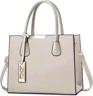 CHICAROUSAL Crossbody Purses and Handbags for Women PU Leather Tote Shoulder Bags Top Handle Satchel