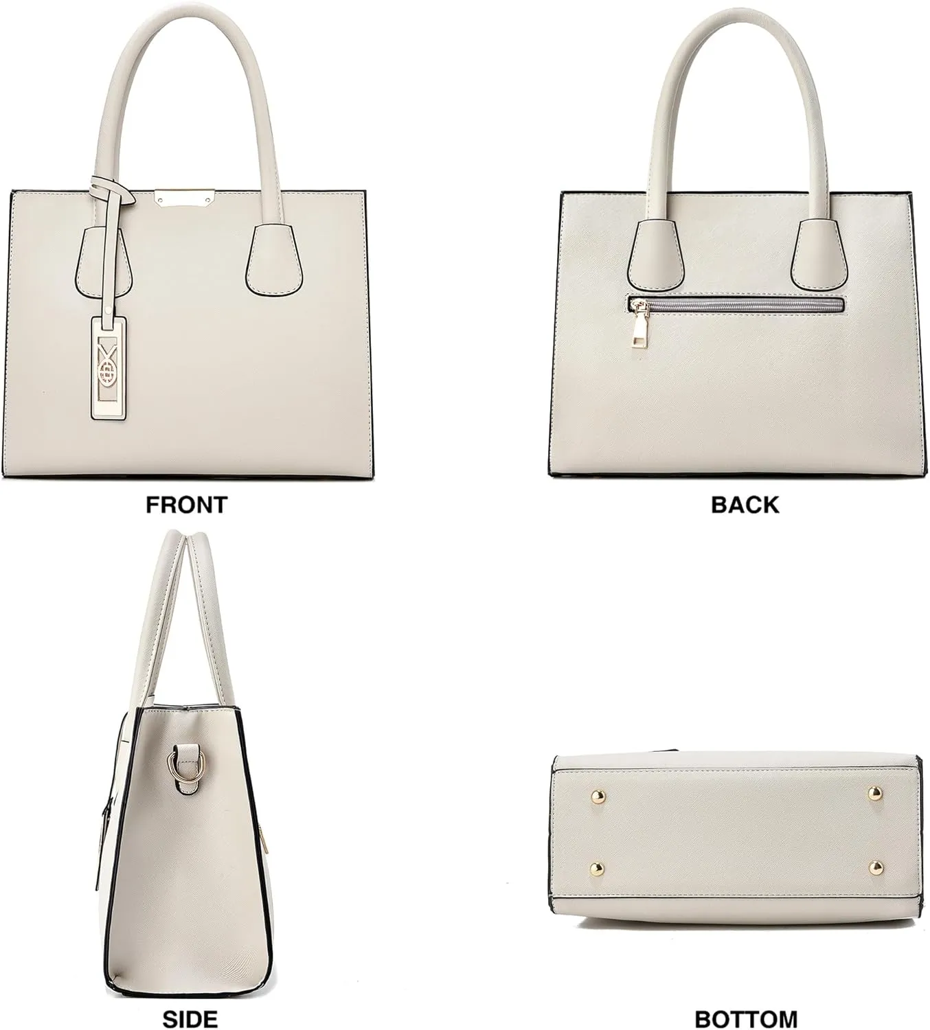 CHICAROUSAL Crossbody Purses and Handbags for Women PU Leather Tote Shoulder Bags Top Handle Satchel