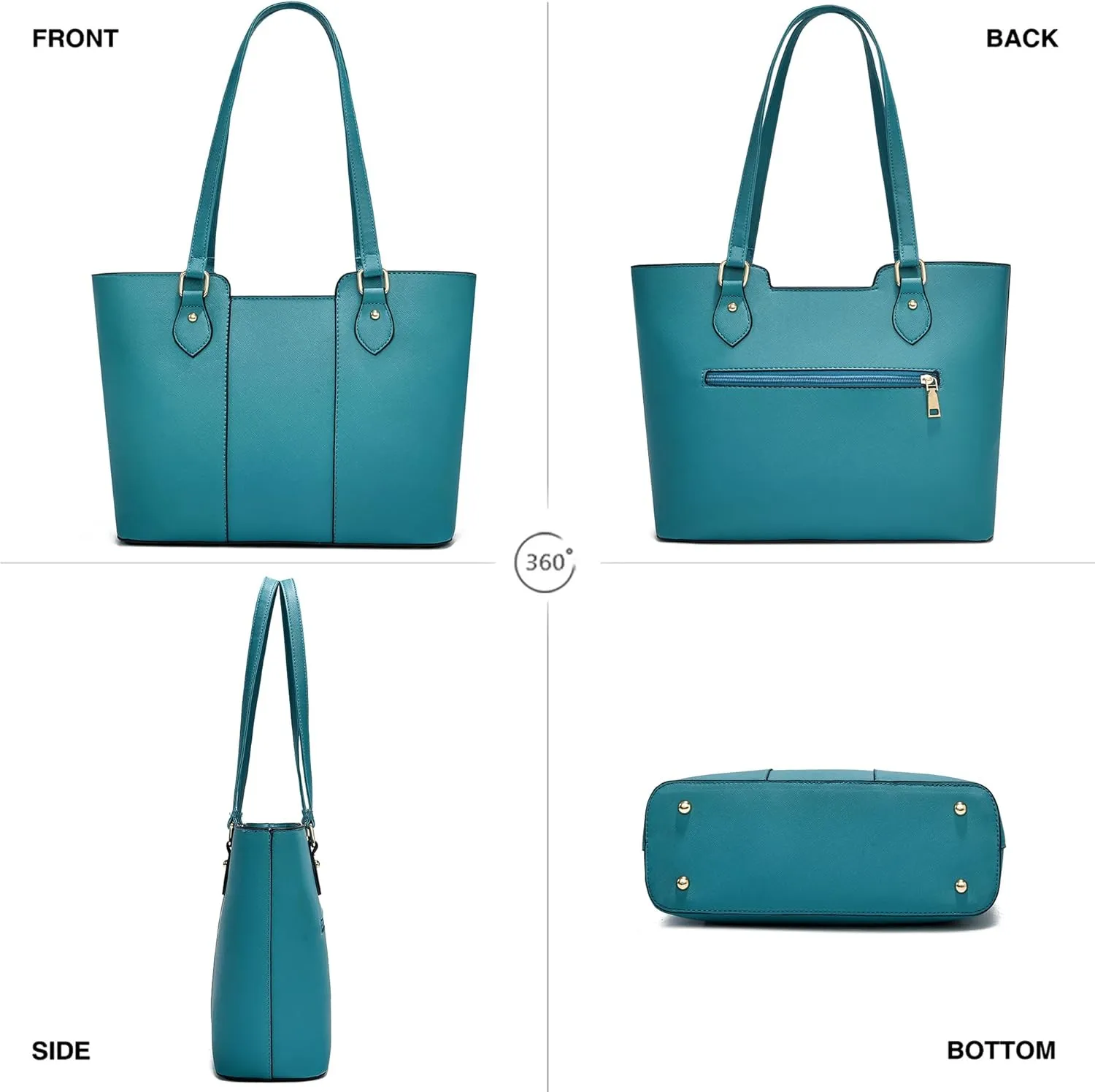 CHICAROUSAL Tote Bag for Women Large Handbags and Purses for Women PU Leather Womens Shoulder Bags