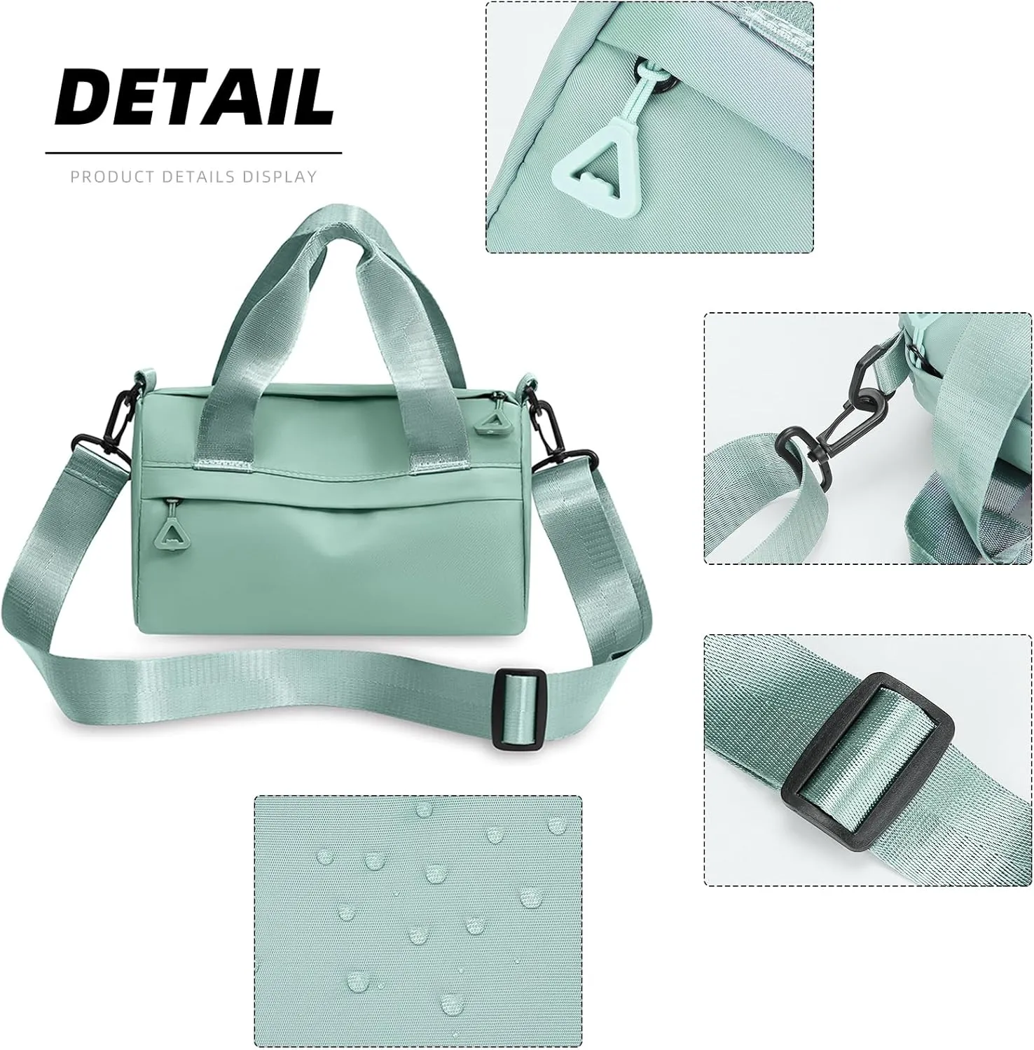 ChuLian Mini Gym Bag for Women Men Small Gym Tote Bag Travel Duffle Bag Cute Workout Sport Bag
