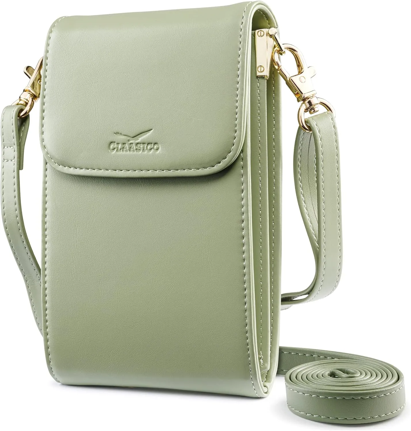 Classico Small Crossbody Phone Purse for Women - Crossbody Bag Wallet for Phone, Cards, Accessories