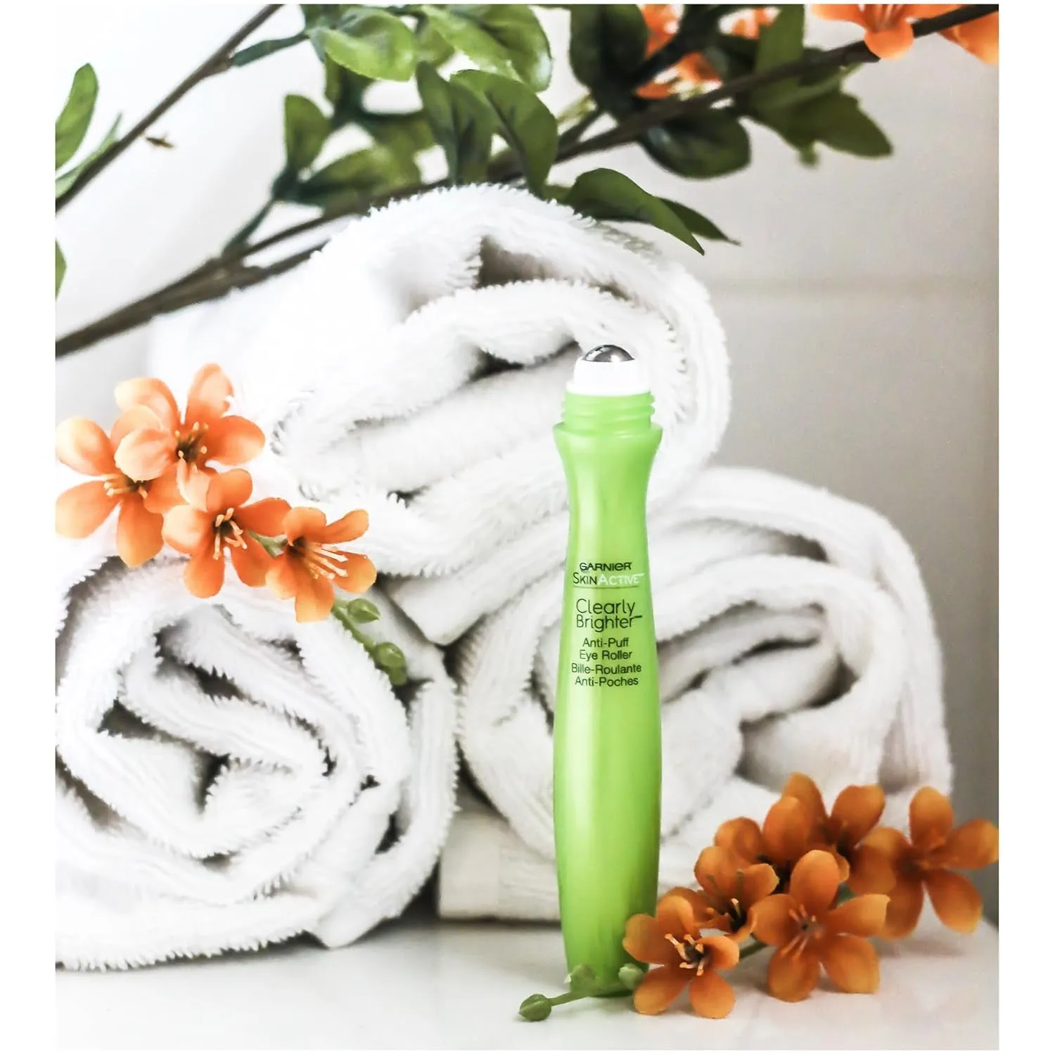 Clearly Brighter Anti-Puff Eye Roller, Dark Circles under Eye Treatment with Caffeine and Vitamin C, 0.5 Fl Oz (15Ml), 1 Count (Packaging May Vary)