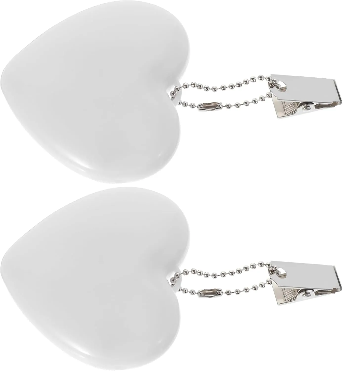 COHEALI 2 Pcs Heart Shaped LED Touch Night Lights Purse Lamps for Handbags Battery Powered Safe Convenient for Home Travel Use