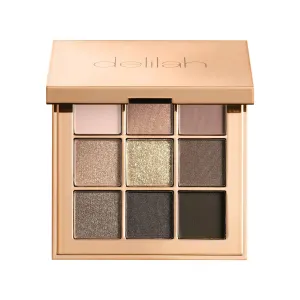 Colour Intense Eyeshadow Palette - Jezebel - Shimmer Matte Nine Shades - Long Lasting, Highly Pigmented - Blendable Natural Color Makeup Set Includes Mirror - Cruelty Free And Vegan -0.28 Oz
