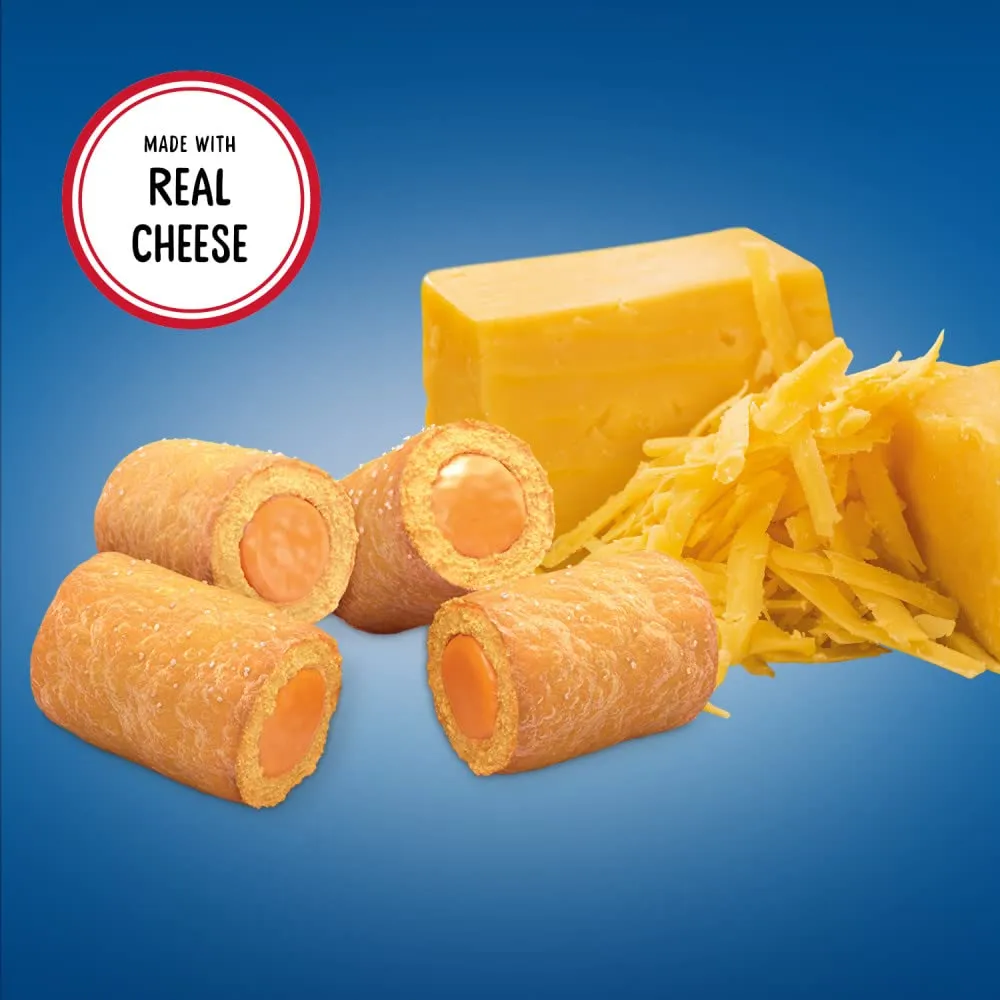 COMBOS Cheese Snacks - Cheddar Cheese Snack Bags 1.8 Ounce, Pack of 18, Baked Cracker Snack COMBOS Bulk Box
