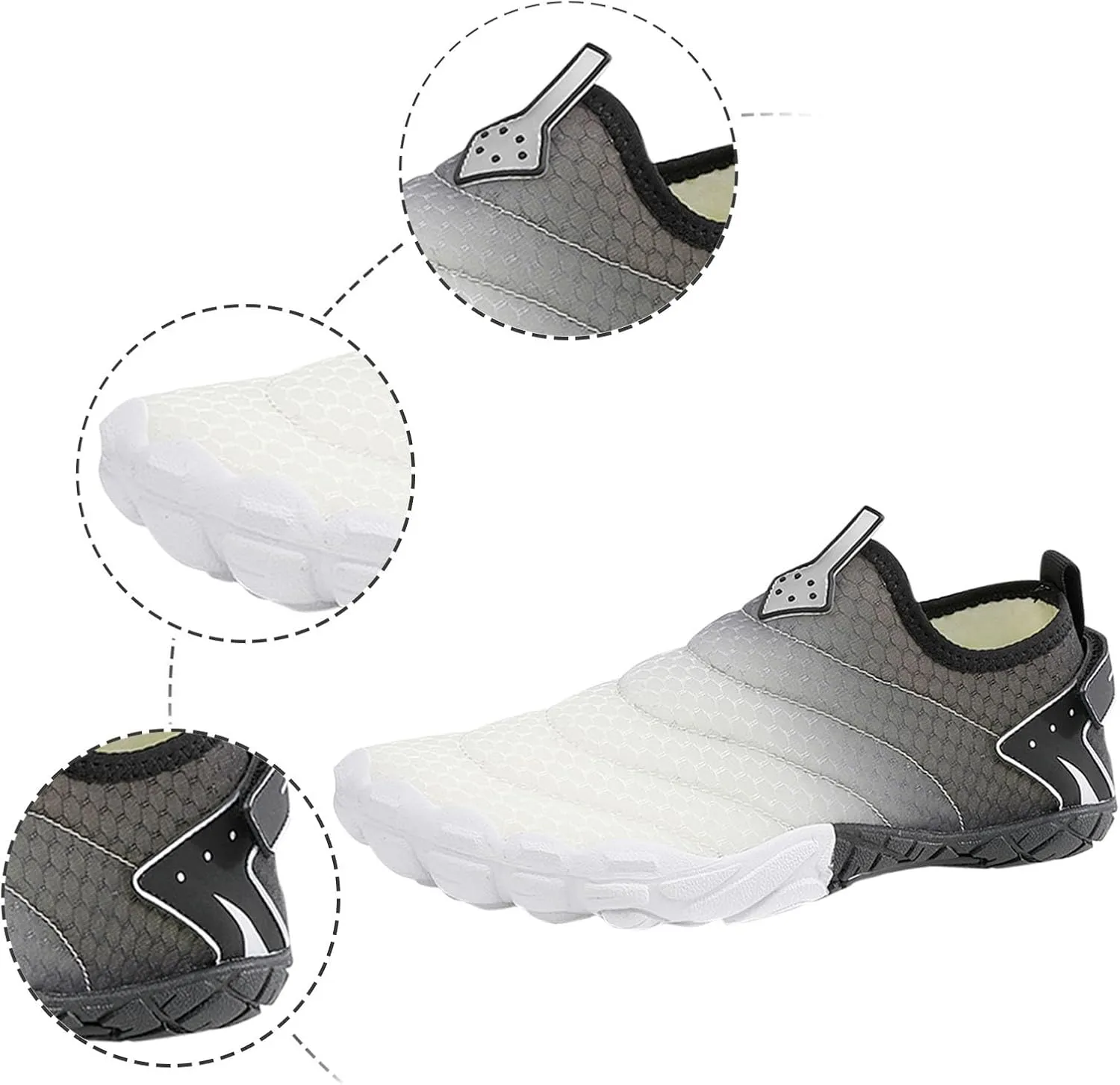 Couples Wading Outdoor Beach Shoes River Shoes Men's and Women's Non Slip Women's Breathable Mesh Casual Sneaker