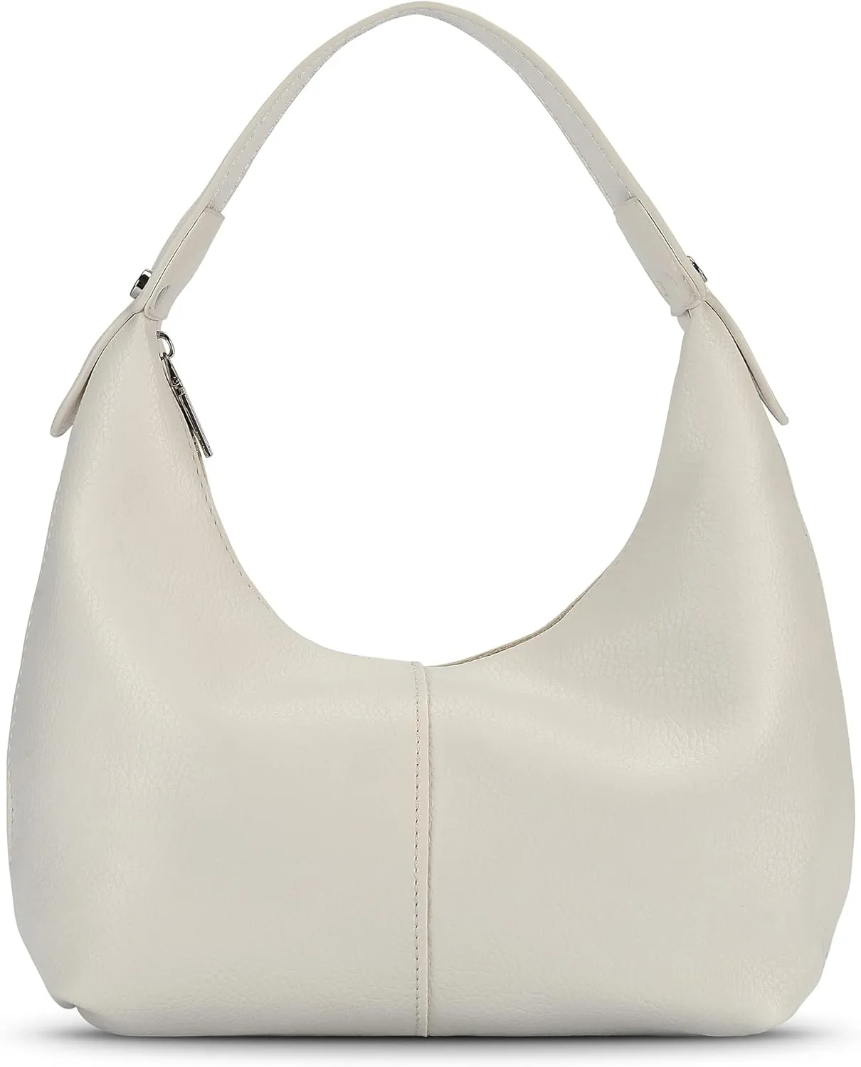 Crescent Shoulder Bag for Women - Black Small Handbag With Only Two 'Purses' Detached