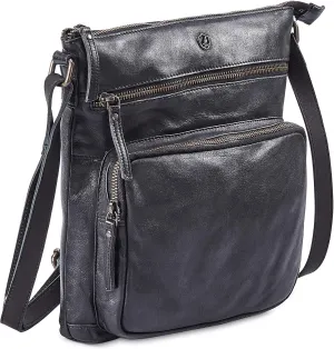 Crossbody Bags for Women Real Leather Purse Handmade Vintage Crossover Shoulder Pocketbook