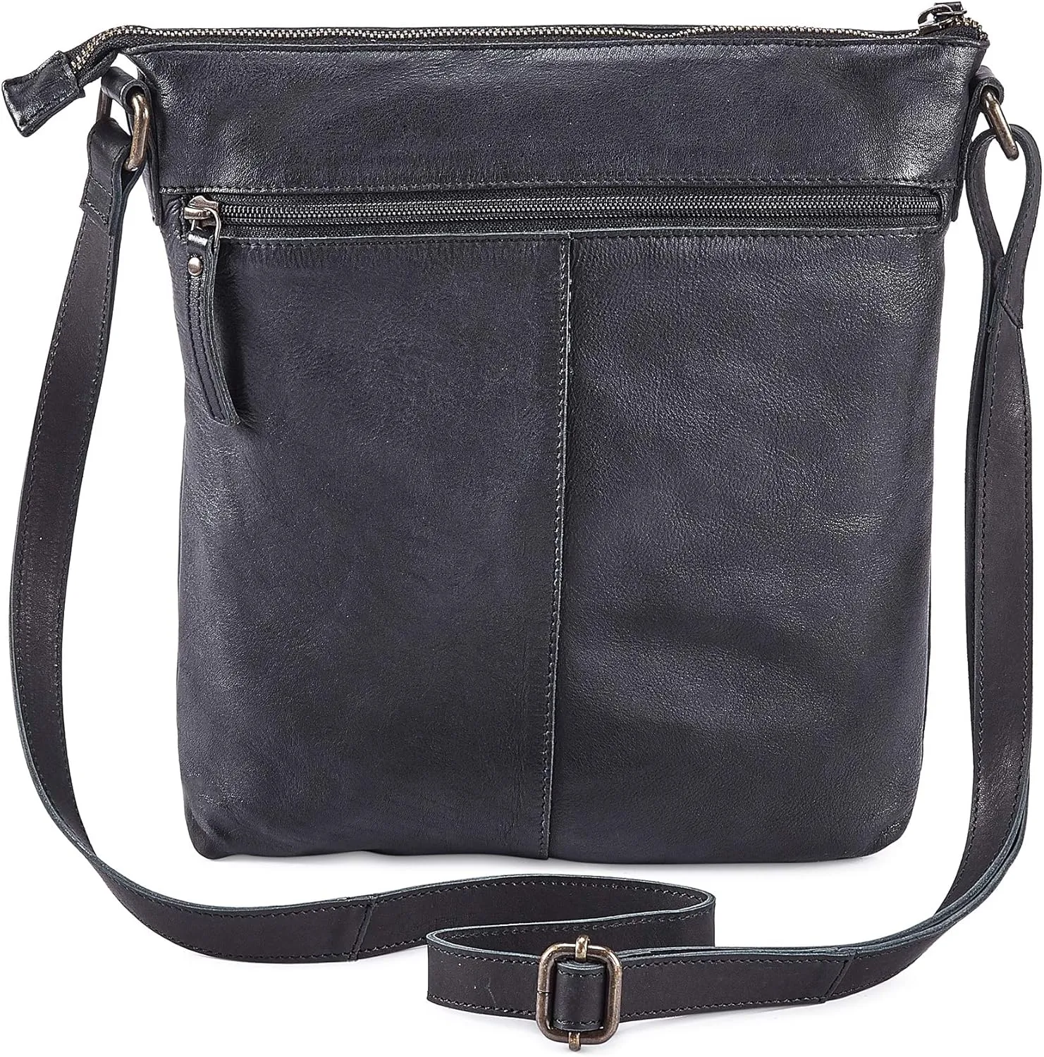 Crossbody Bags for Women Real Leather Purse Handmade Vintage Crossover Shoulder Pocketbook