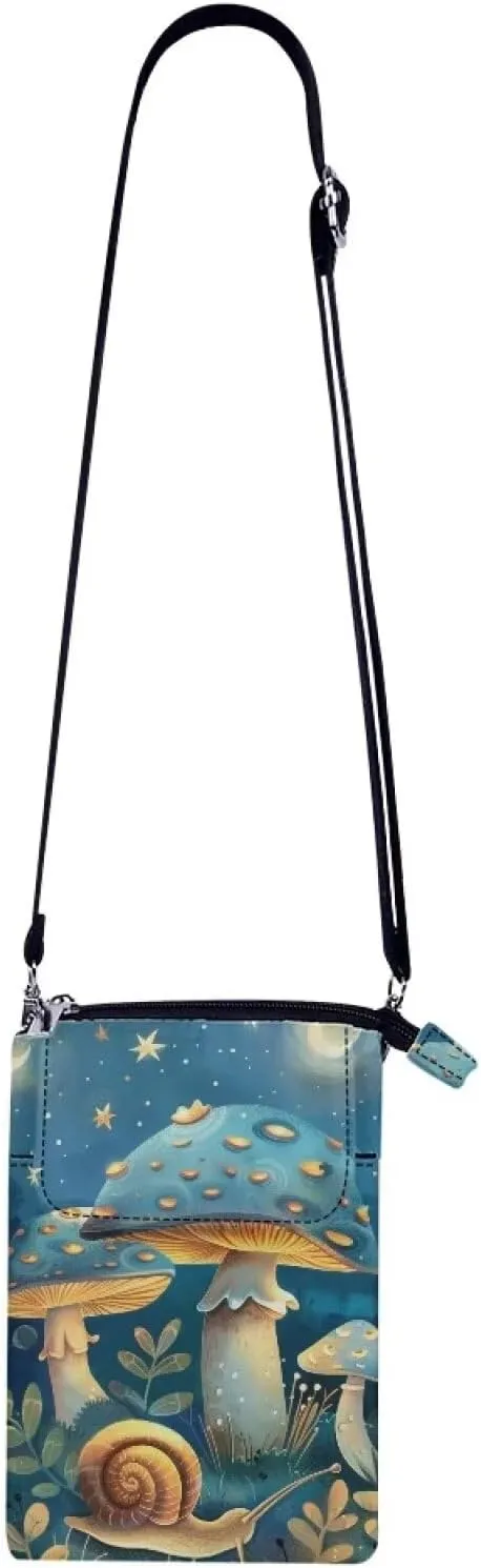 Crossbody Messenger Bag for Women Small Diagonal Bag Canvas Shoulder Bag Wallet Purse