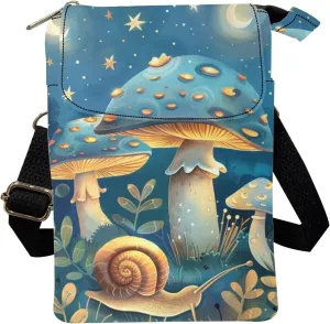 Crossbody Messenger Bag for Women Small Diagonal Bag Canvas Shoulder Bag Wallet Purse