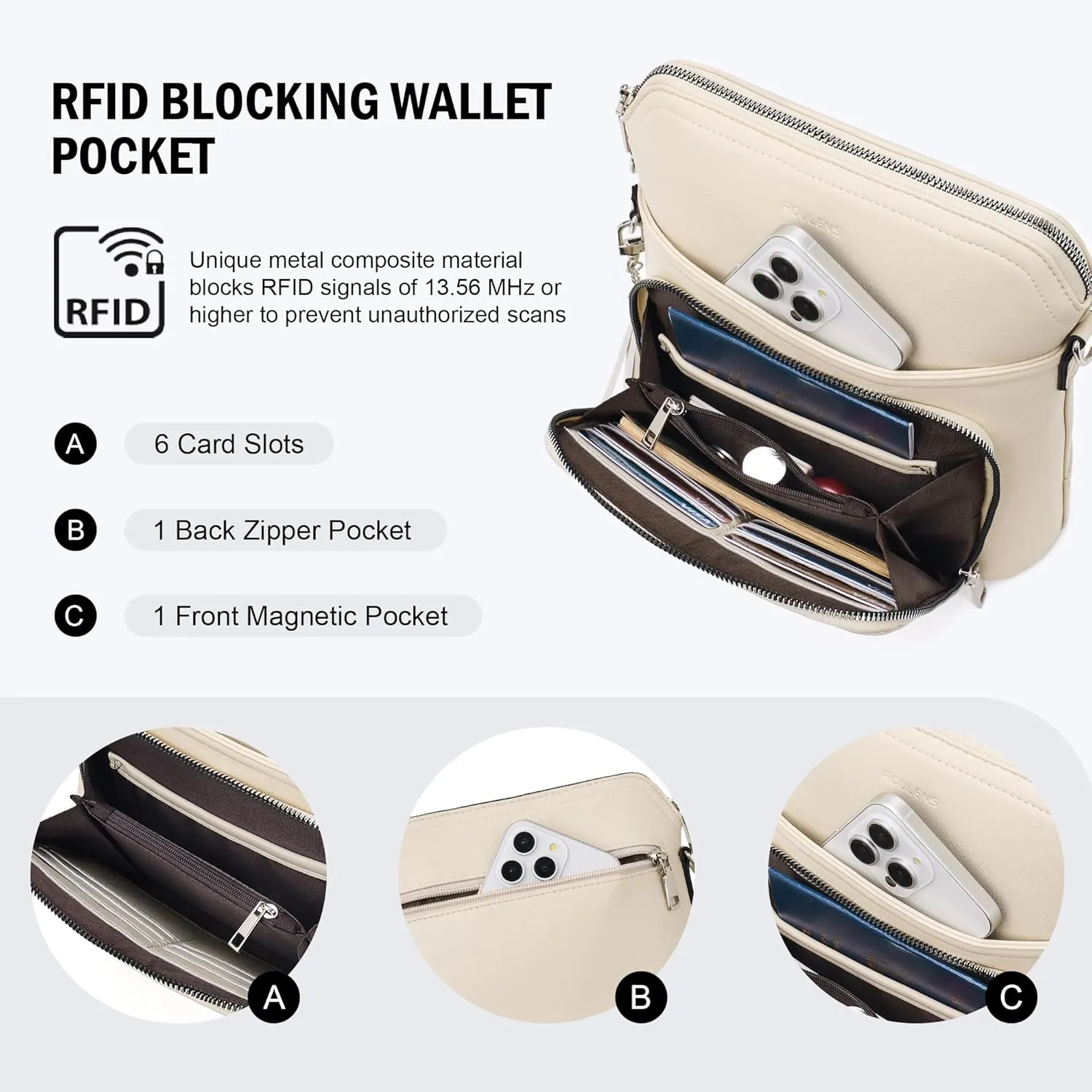 Crossbody Purse for Women,Lightweight Medium Crossbody Bag Soft Leather Women's Shoulder Handbags with Tassel