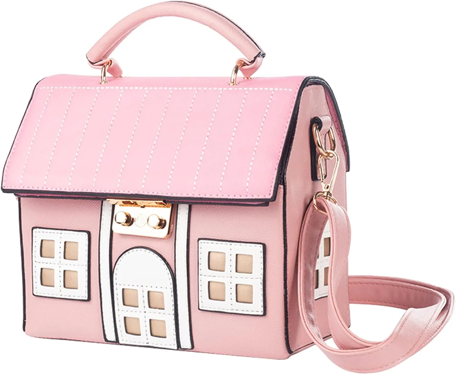 Cute Bag Unique Novelty Purse for Women Shoulder purse Messenger CrossBody Bag PU Leather Mini Handbag for Ladies