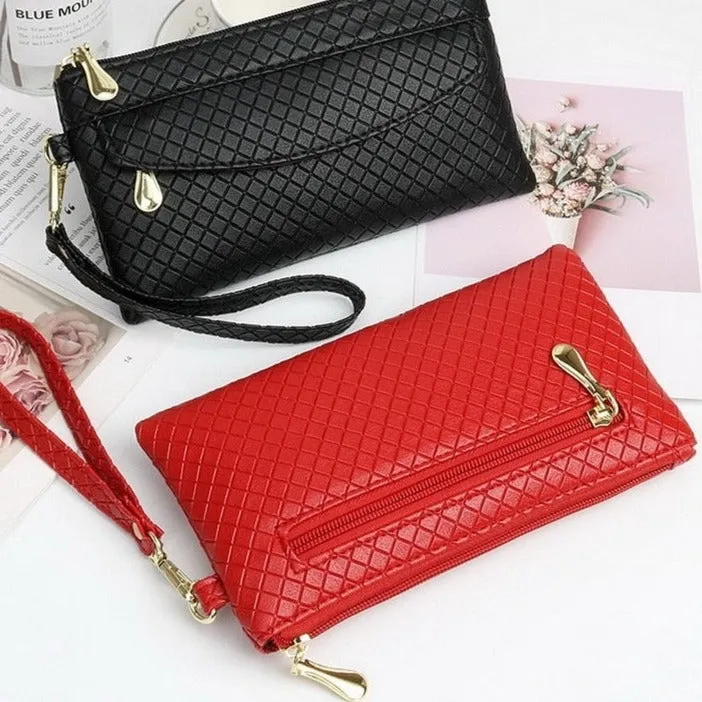 Cyflymder Pu Leather Wallet Women Clutch Women's Purse Mobile Phone Storage Wallet Female Case Phone Pocket Carteira Femme