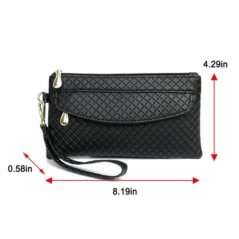 Cyflymder Pu Leather Wallet Women Clutch Women's Purse Mobile Phone Storage Wallet Female Case Phone Pocket Carteira Femme