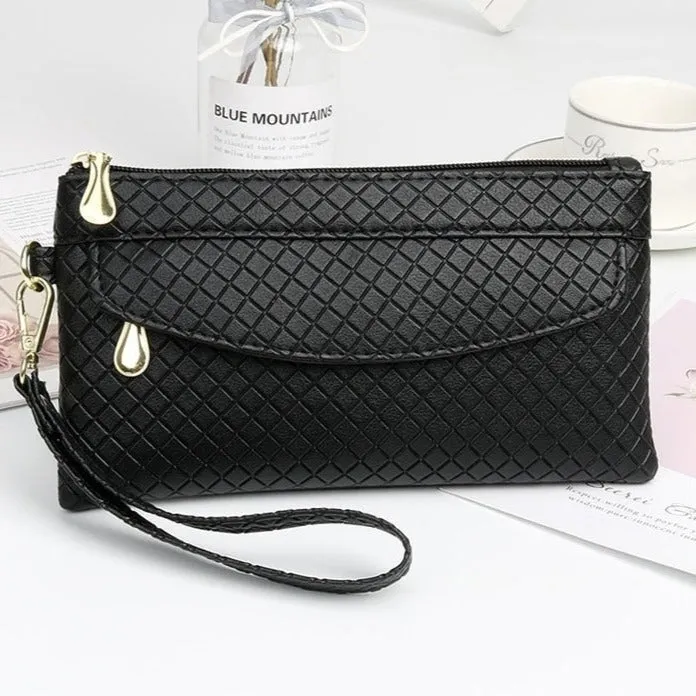 Cyflymder Pu Leather Wallet Women Clutch Women's Purse Mobile Phone Storage Wallet Female Case Phone Pocket Carteira Femme