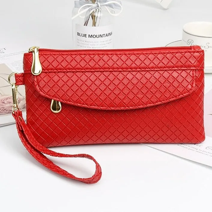 Cyflymder Pu Leather Wallet Women Clutch Women's Purse Mobile Phone Storage Wallet Female Case Phone Pocket Carteira Femme