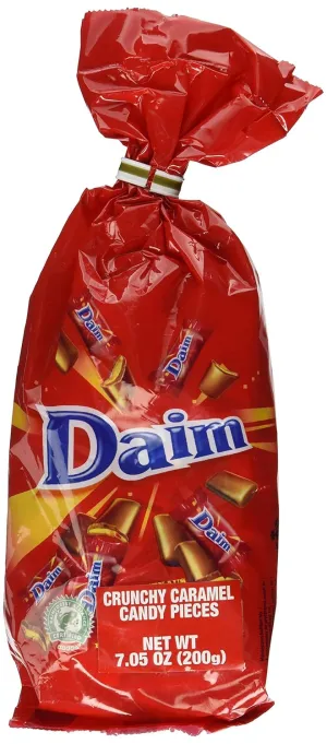 Daim Chocolate Bags - 200g Individual wrapped Daim Chocolates, 3 Pack