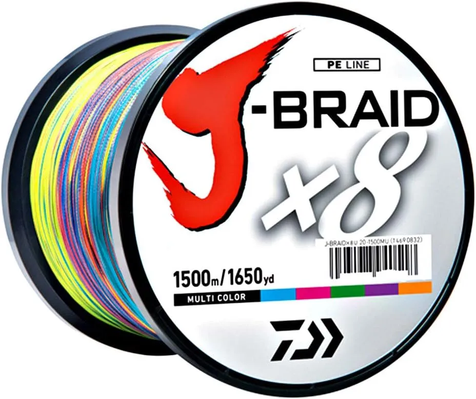 Daiwa J-Braid 300M 8-Strand Woven Round Braid Line