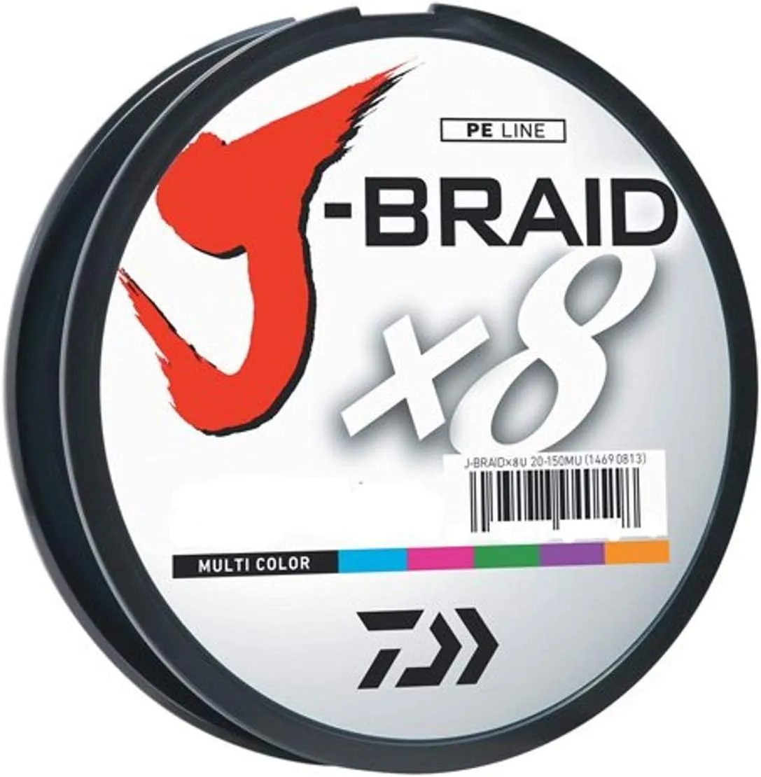 Daiwa J-Braid 500M 8-Strand Woven Round Braid Line