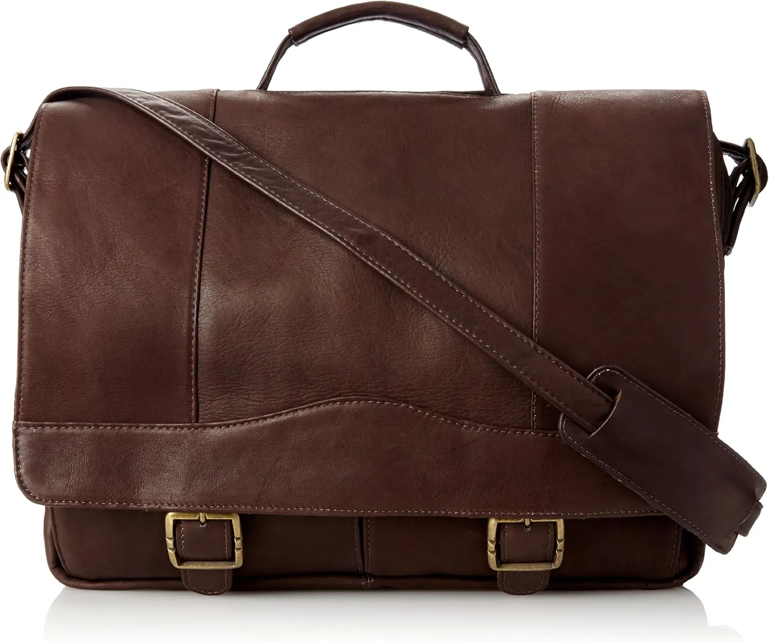 David King & Co. Porthole Brief with Inside Organizer, Cafe, One Size