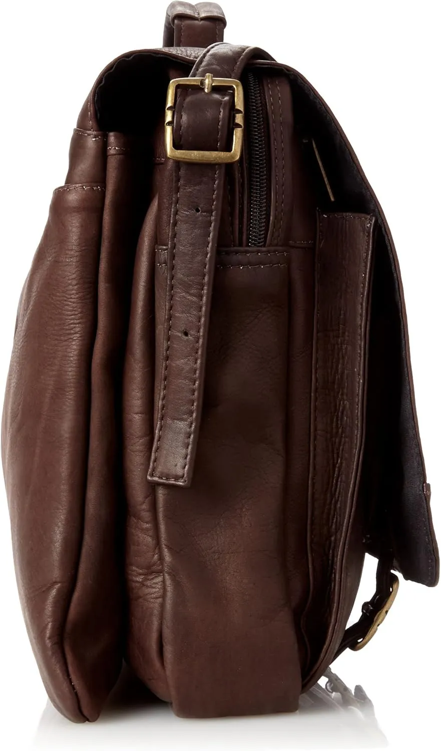 David King & Co. Porthole Brief with Inside Organizer, Cafe, One Size