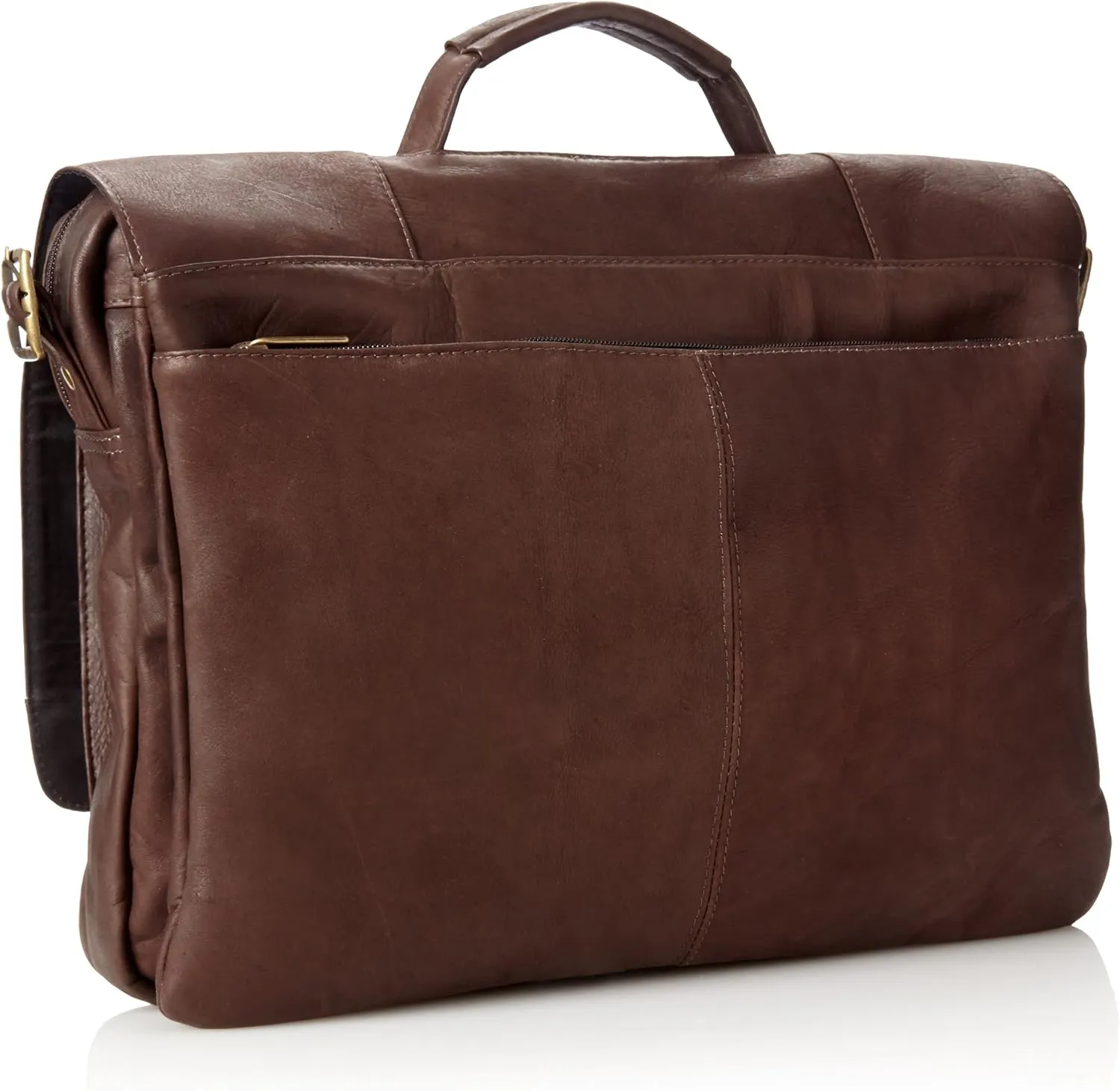 David King & Co. Porthole Brief with Inside Organizer, Cafe, One Size