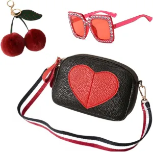 Deerhobbes Design your own Girls' Fashion-purses for teens,Small Crossbody Bag - Trendy Birthday Gift Girls 3PC