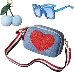 Deerhobbes Design your own Girls' Fashion-purses for teens,Small Crossbody Bag - Trendy Birthday Gift Girls 3PC