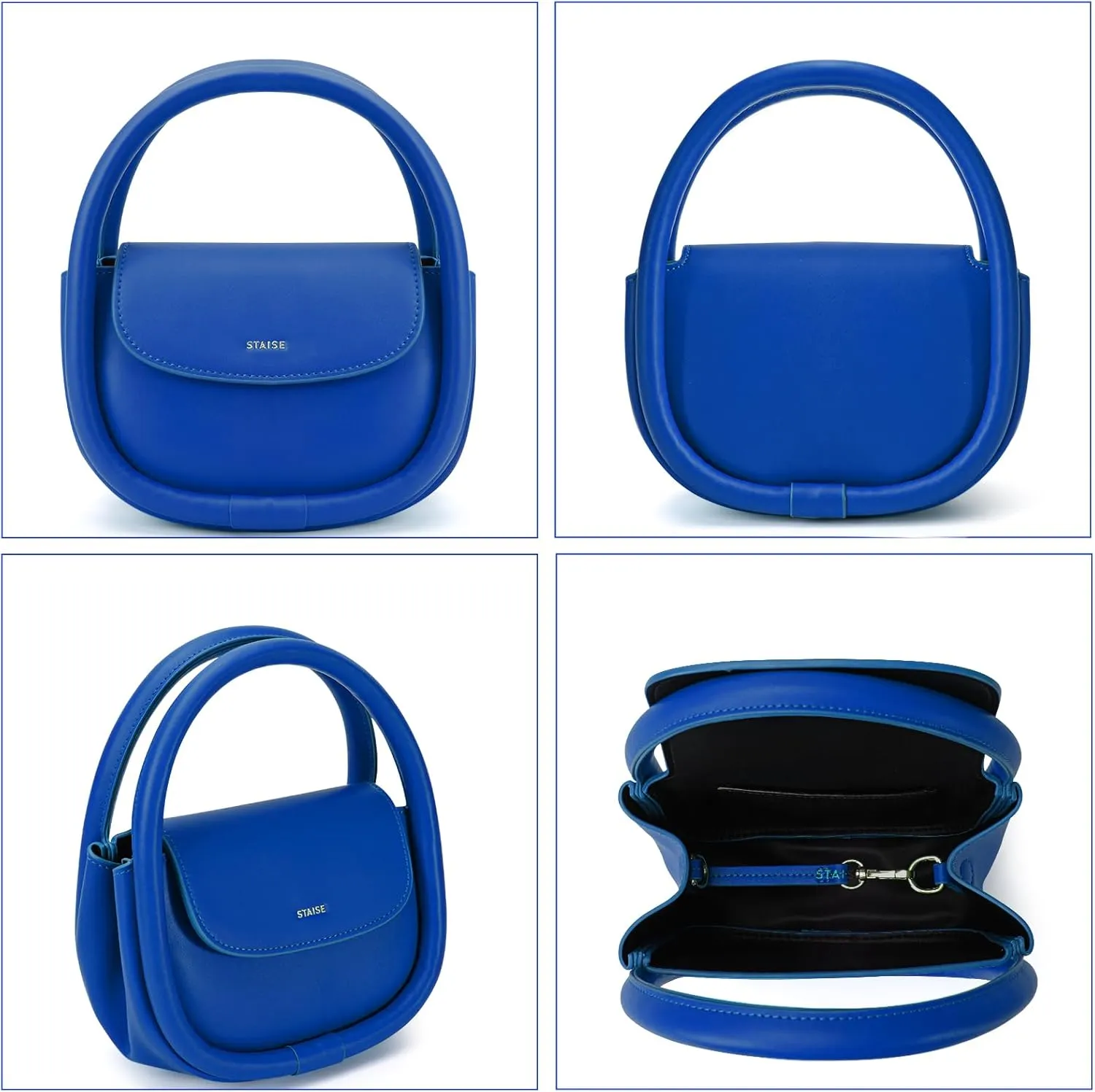 Designer Top Handle Shoulder Bags for Women, Trendy Mini Crossbody Purses, Women’s Leather Handbags with Straps