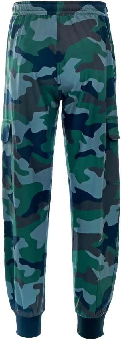 DEVOROPA Boys Joggers Lightweight Hiking Cargo Pants Water Resistant UPF 50  Quick Dry Youth Kids Athletic Running Pants