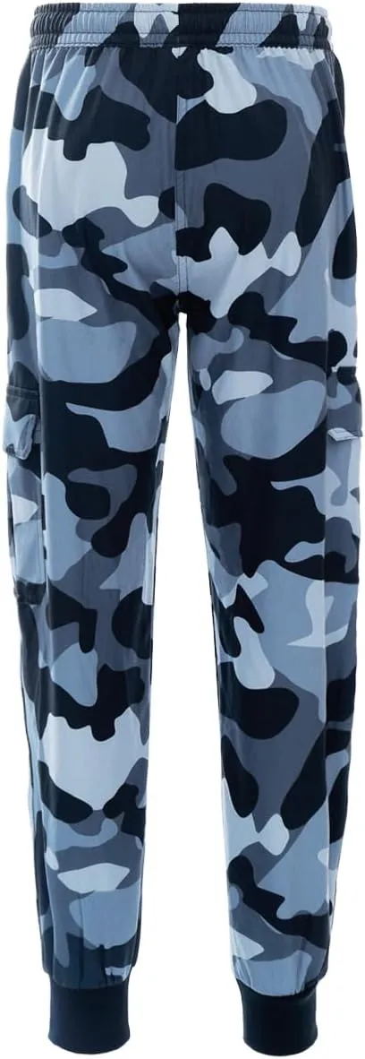 DEVOROPA Boys Joggers Lightweight Hiking Cargo Pants Water Resistant UPF 50  Quick Dry Youth Kids Athletic Running Pants