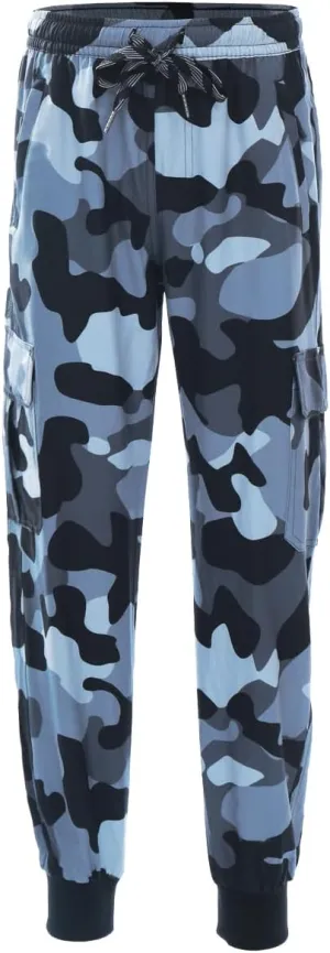 DEVOROPA Boys Joggers Lightweight Hiking Cargo Pants Water Resistant UPF 50  Quick Dry Youth Kids Athletic Running Pants