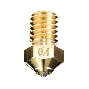 Diamond PCD Tip E3D V6 Nozzle 0.4mm for Prusa i3 MK3S / Mini, Anycubic i3 Mega/Kobra/Kobra Neo 3D Printer and More, Hardened High Precision (E3D V6, 0.4mm)