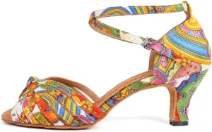 DKZSYIM Women's Professional Latin Dance Shoes Ballroom Wedding Performance Shoes,Model L354