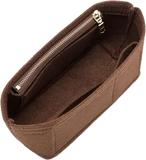 Doxo Purse Organizer Insert for Longchamp Mini/XS Handbags/ Neverfull BB,Keeps Le pliage Mini Bags Neat And Shaped (XS/BB,Brown)