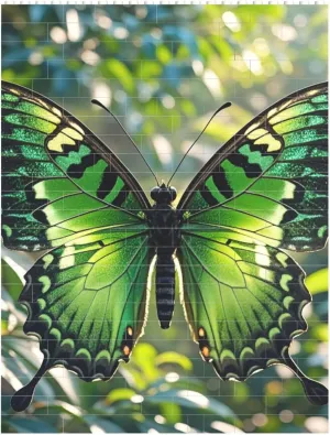 Dragonfly Mode Building Block Puzzle Personalized Building Bricks for Adults Square Shaped Block Puzzle Building Valentine's Day Gifts for Home Decor Brick Puzzle