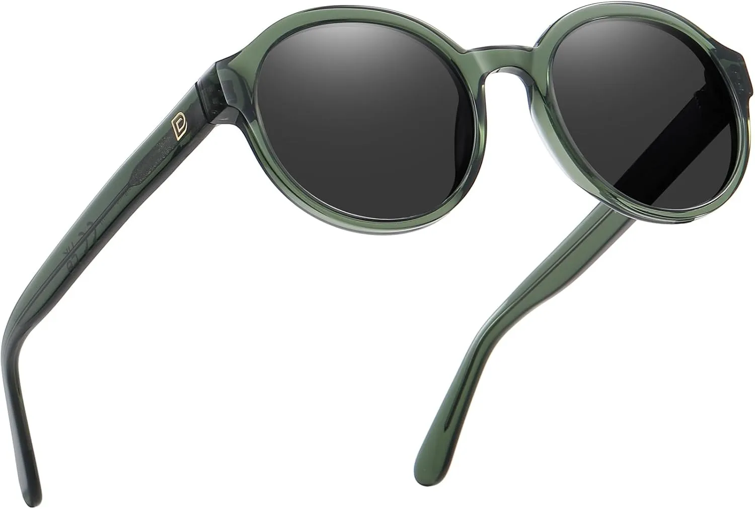DUCO Polarized Sunglasses for Women Retro Round Women's Sunglasses Classic Vintage UV400 Shades DC1230