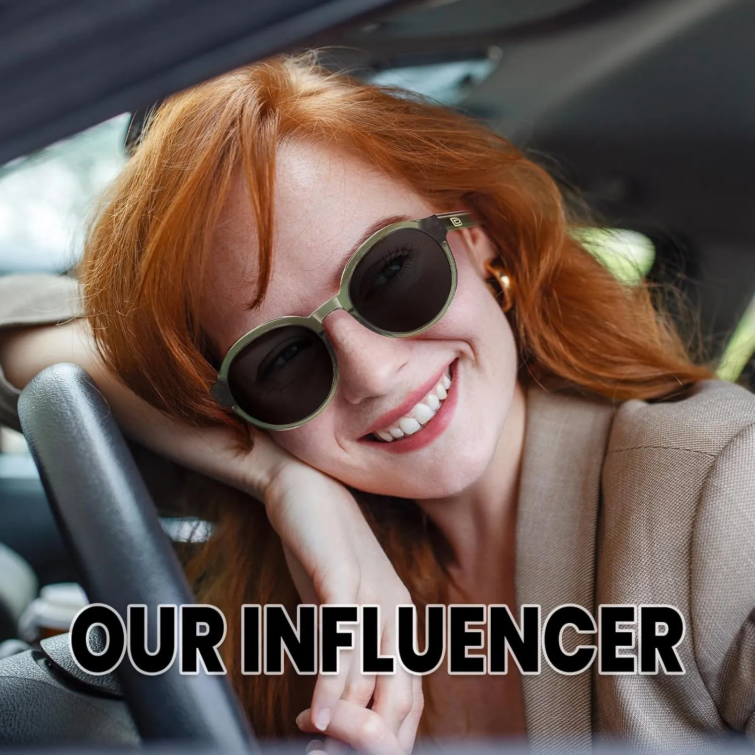 DUCO Polarized Sunglasses for Women Retro Round Women's Sunglasses Classic Vintage UV400 Shades DC1230