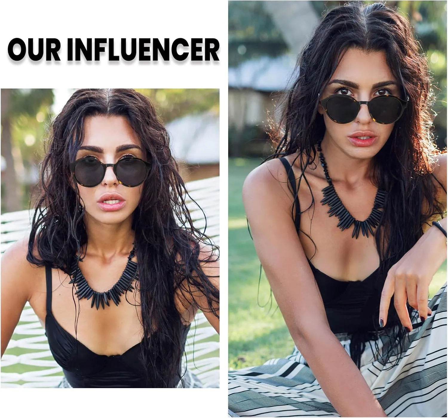 DUCO Polarized Sunglasses for Women Retro Round Women's Sunglasses Classic Vintage UV400 Shades DC1230