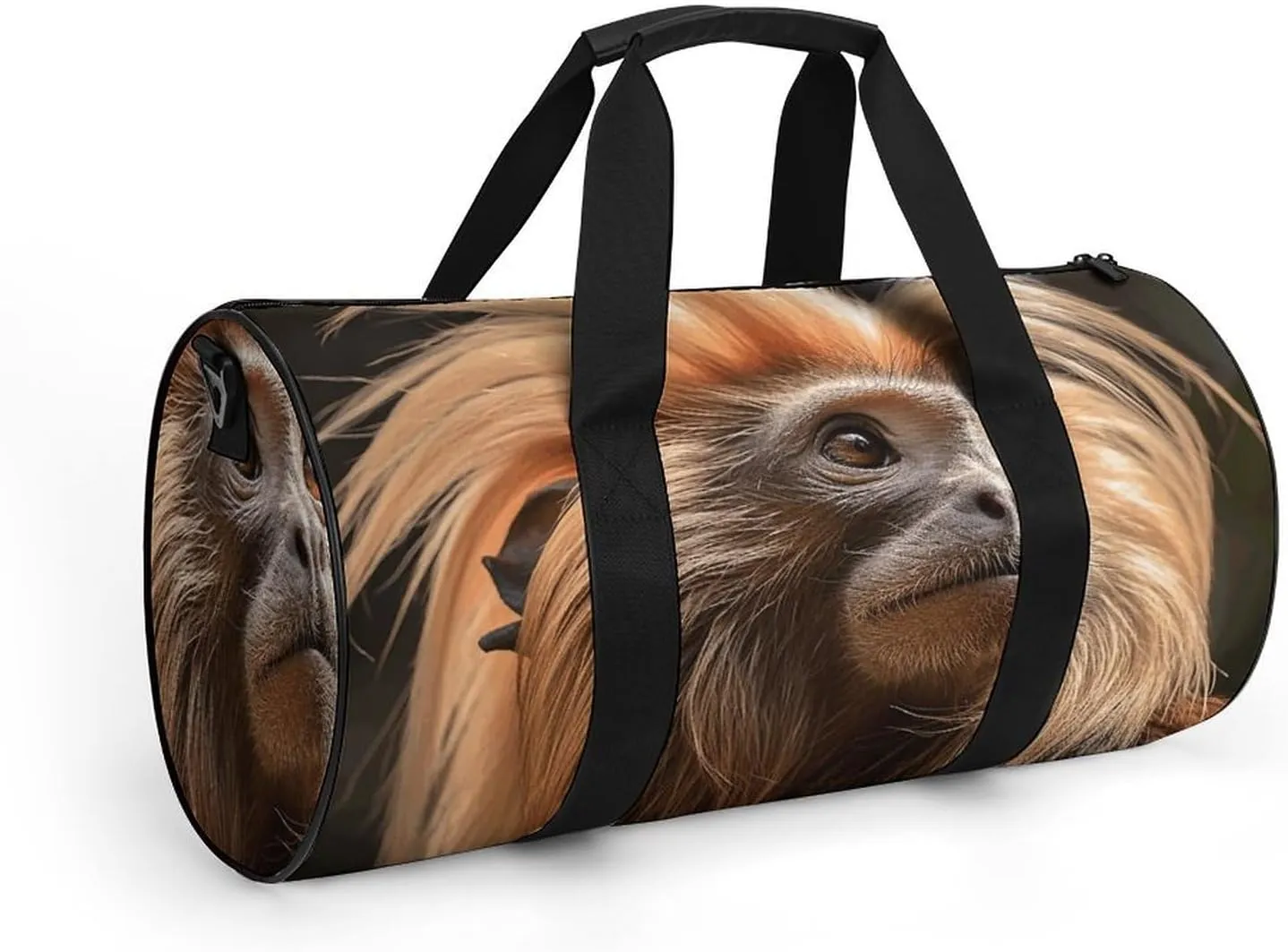 Duffel Bag for Men Women Gym Bag Hairy Monkey Travel Duffel Bag Waterproof Overnight Bag for Sports Workout
