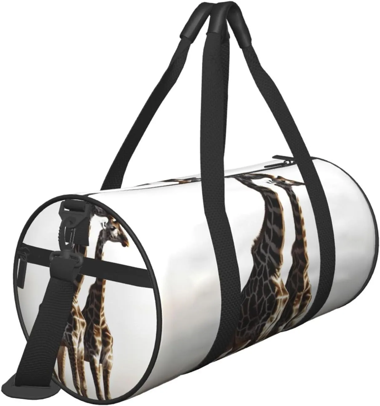 Duffel Bag for Men Women Small Gym Bag African Giraffe Travel Duffel Bag Waterproof Overnight Bag for Sports Workout