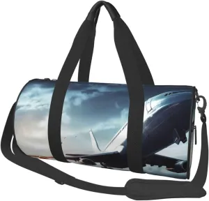 Duffel Bag for Men Women Small Gym Bag Airplane Travel Duffel Bag Waterproof Overnight Bag for Sports Workout