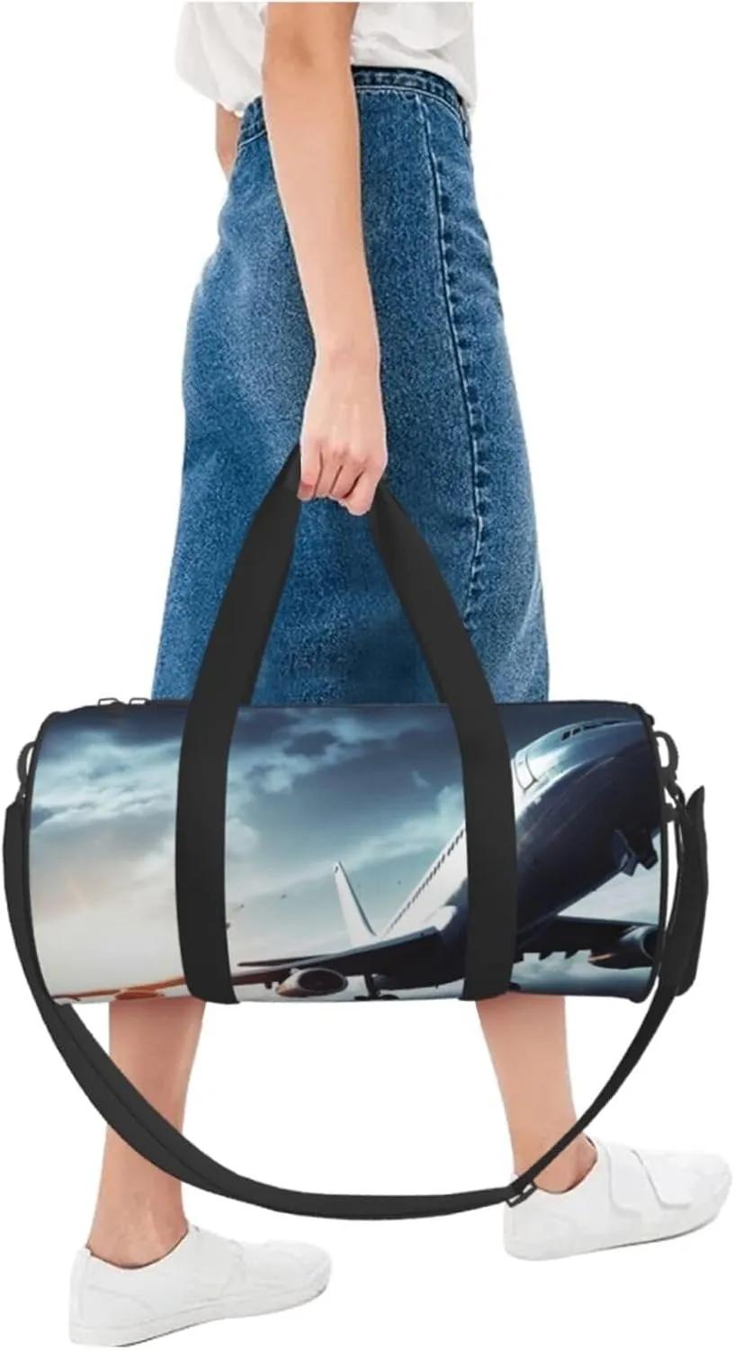 Duffel Bag for Men Women Small Gym Bag Airplane Travel Duffel Bag Waterproof Overnight Bag for Sports Workout