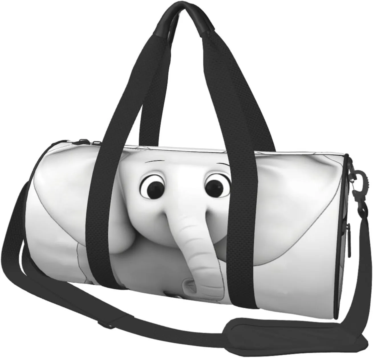 Duffel Bag for Men Women Small Gym Bag White Elephant Travel Duffel Bag Waterproof Overnight Bag for Sports Workout